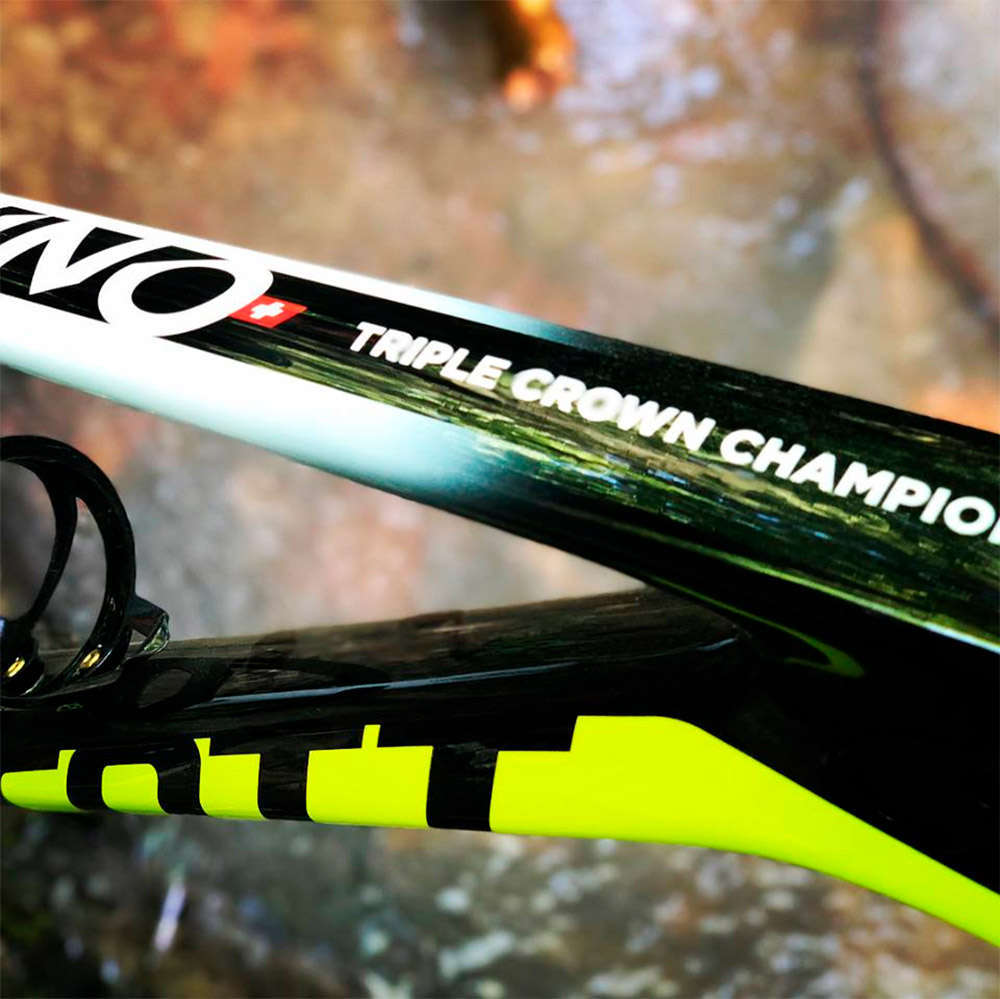 En TodoMountainBike: Nino Schurter estrena tija telescópica y grupo SRAM XX1 Eagle electrónico en su Scott Scale RC 900 World Cup