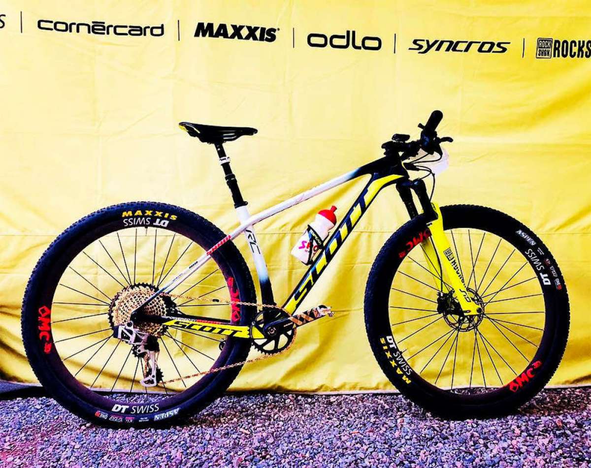 En TodoMountainBike: Nino Schurter estrena tija telescópica y grupo SRAM XX1 Eagle electrónico en su Scott Scale RC 900 World Cup