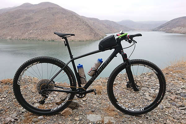 La foto del día en TodoMountainBike: "En el embalse Santa Juana"