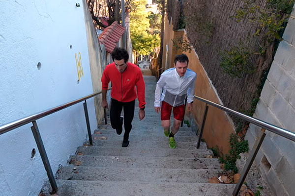 ¿Por qué entrenar en escaleras para mejorar sobre la bicicleta? Ibon Zugasti y Alberto Losada lo explican