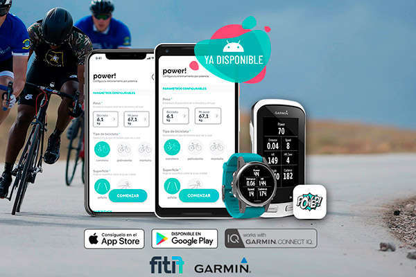 Disponible la versión Android de Fitif Power! para mostrar métricas de potencia en dispositivos Garmin