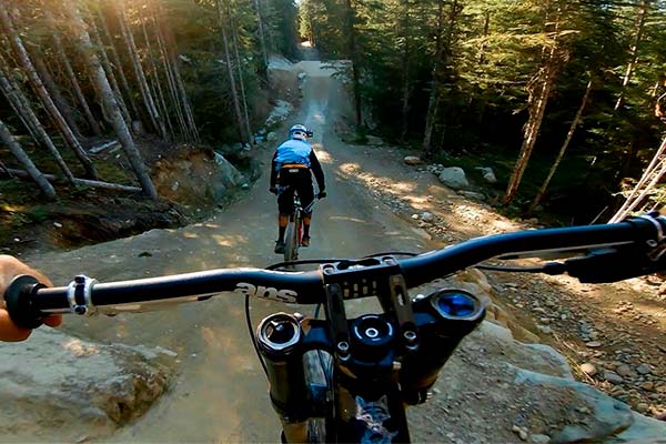 Sesión de Freeride en Whistler con una GoPro Hero 7 Black con tecnología Hypersmooth