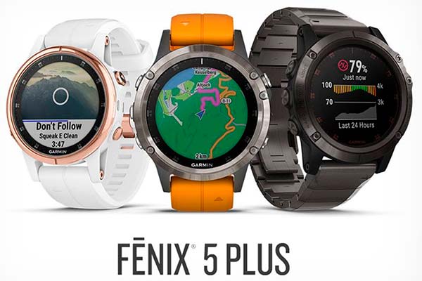 Garmin fēnix 5 Plus: mapas, soporte de pagos NFC, sensor del nivel de oxígeno en sangre y reproductor de música