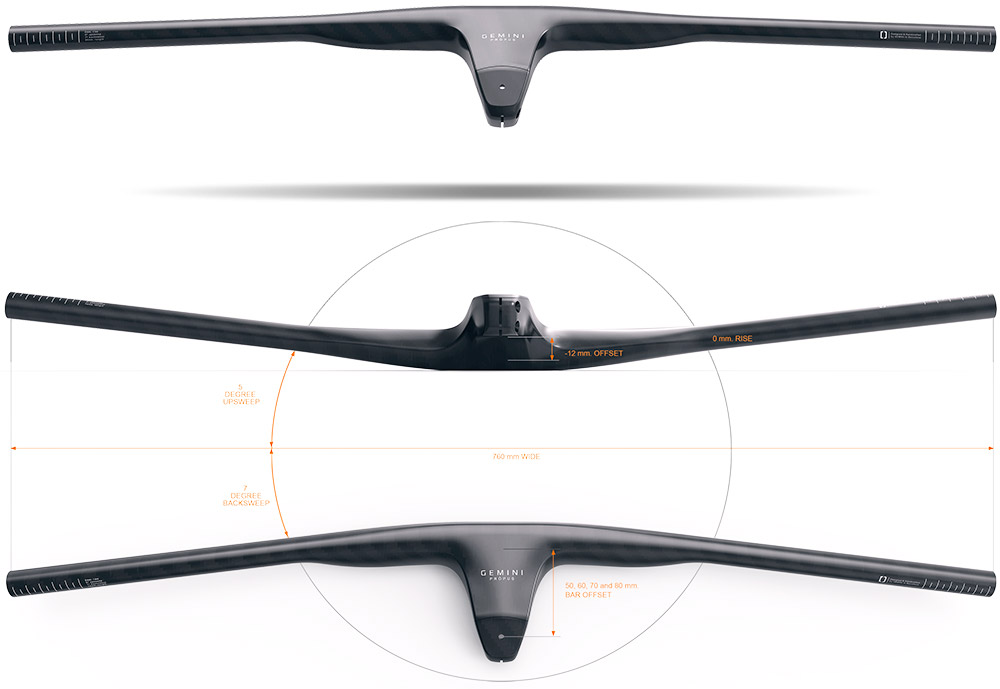 En TodoMountainBike: La marca Gemini se estrena en el mercado con tres espectaculares manillares de carbono con potencia integrada