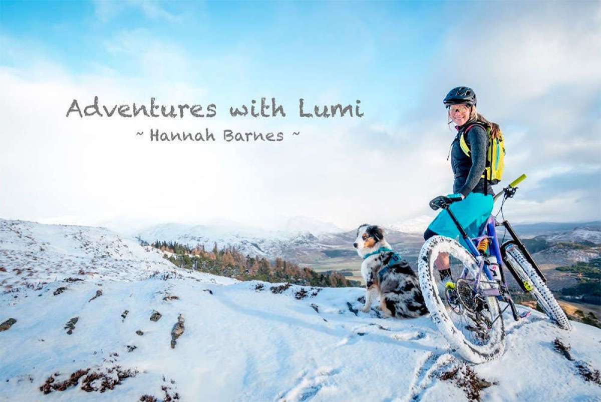 En TodoMountainBike: Mountain Bike sobre la nieve con Hannah Barnes y su perro Lumi