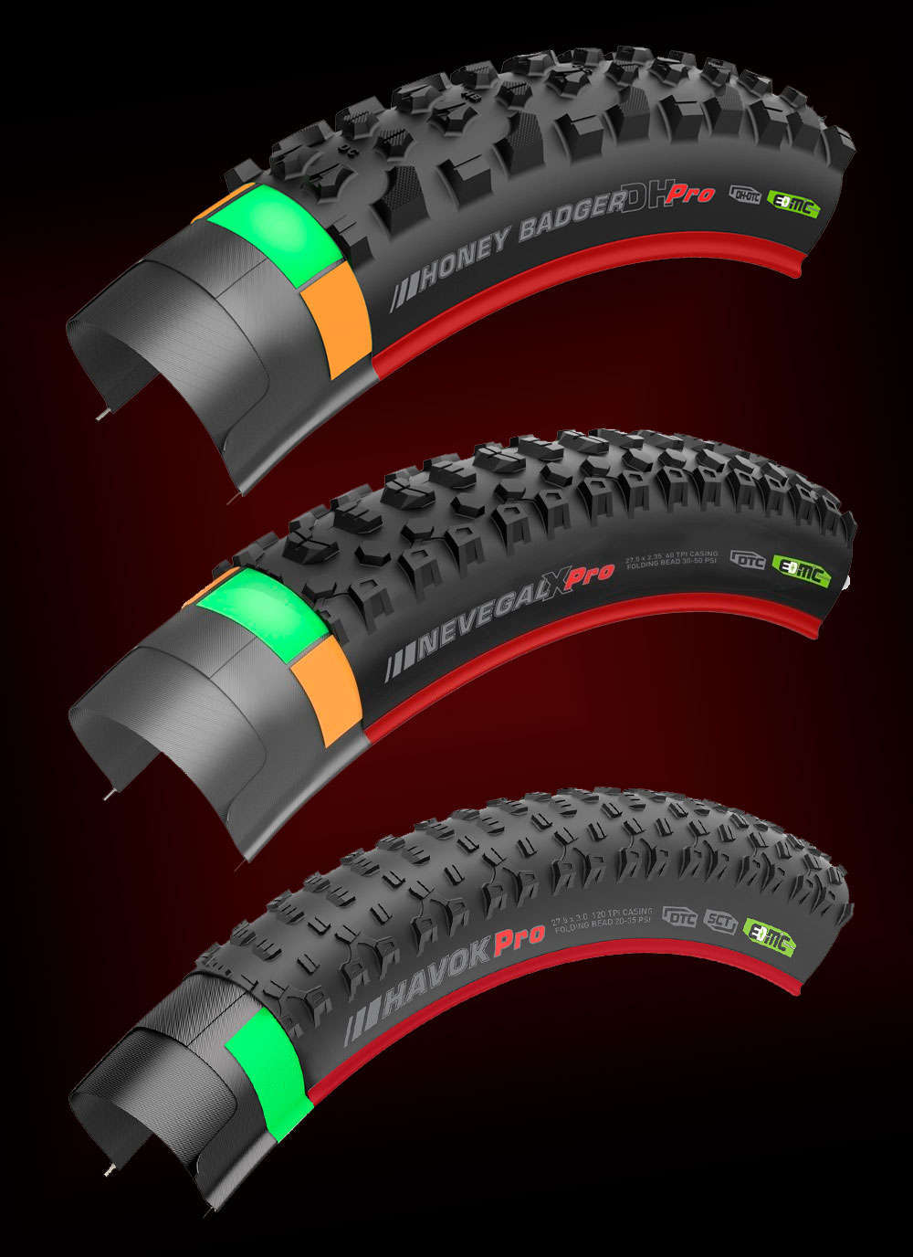 Kenda amplía su gama de neumáticos compatibles con bicicletas eléctricas, ahora con denominación EB50, EB25 y EMC