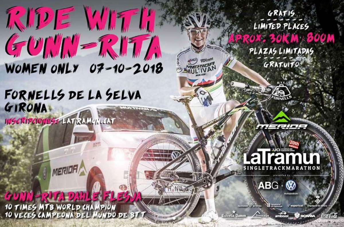 En TodoMountainBike: ¿Un día pedaleando junto a Gunn-Rita Dahle? LaTramun organiza una marcha solo para chicas