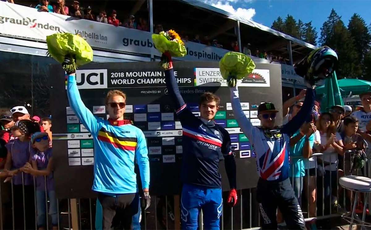 En TodoMountainBike: Loïc Bruni se proclama campeón del mundo en el Mundial DHI 2018 de Lenzerheide