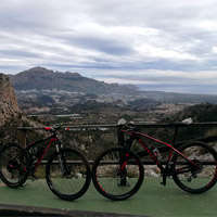 La foto del día en TodoMountainBike: "Montañas de Benidorm"
