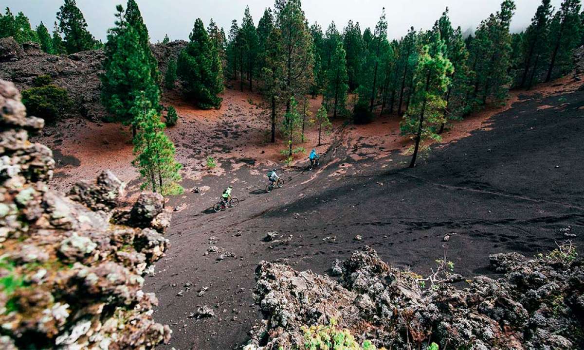 En TodoMountainBike: Rodando en La Palma con Daniel Schäfer, Felix Heine, Iraitz Etxebarria y tres Scott Genius