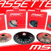 MSC Bikes lanza una completa gama de cassettes MTB de 12, 11, 10, 9, 8 y 7 velocidades