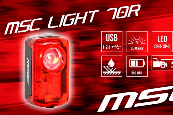 MSC Bikes presenta su luz diurna para bicicletas: la MSC Light 70R