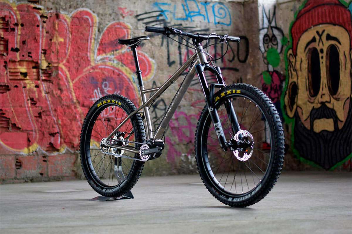 En TodoMountainBike: Nordest Lacrau Ti, una rígida de Enduro con cuadro de titanio y caja de cambios Pinion