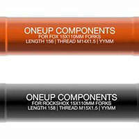 OneUp Components amplía su catálogo con una gama de ejes pasantes para horquillas FOX y RockShox