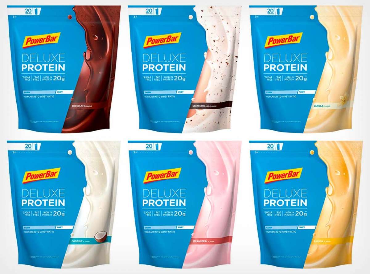 PowerBar lanza las Deluxe Protein, unas proteínas en polvo perfectas para mezclar con agua, leche o yogur