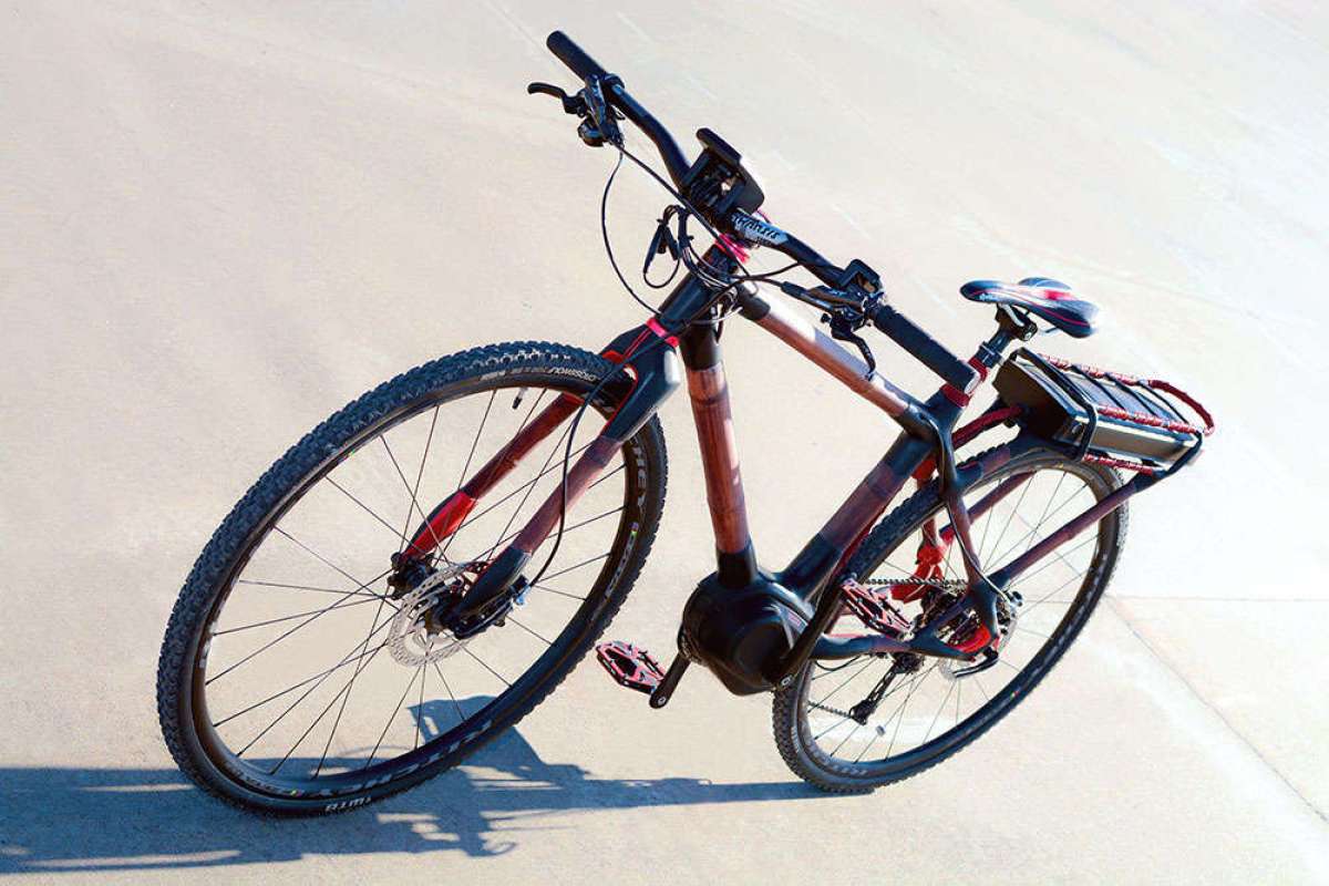Así es la e-Bike Malón, la primera bicicleta eléctrica del mundo con cuadro de bambú