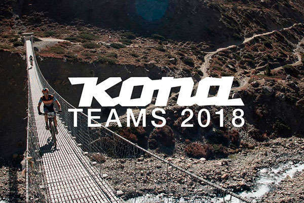 Presentados oficialmente el Kona Gravity Team, Kona Global Enduro Team y Kona Adventure Team de 2018
