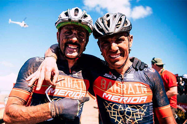 La primera etapa de la Absa Cape Epic 2018 con José Antonio Hermida y Joaquim "Purito" Rodríguez (Merida Factory Racing Team)