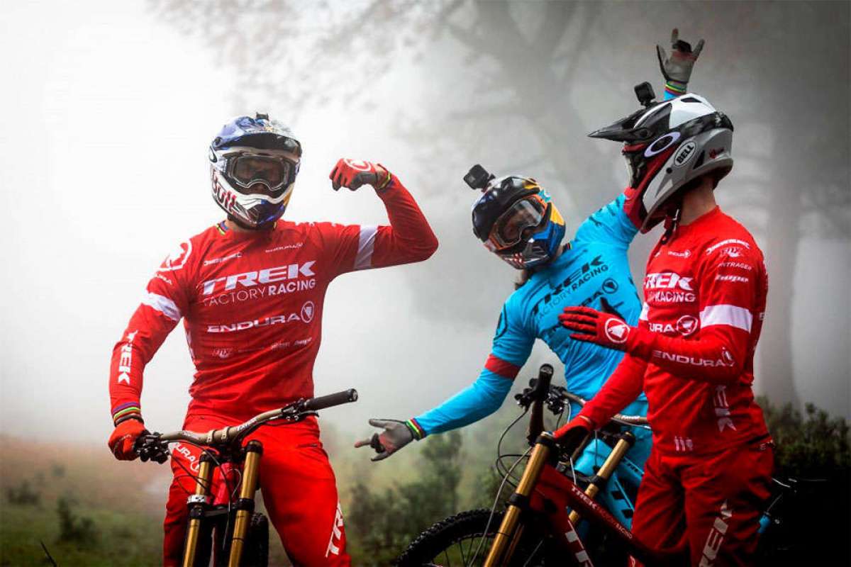 Probando material en los montes de Málaga con el Trek Factory Racing DH