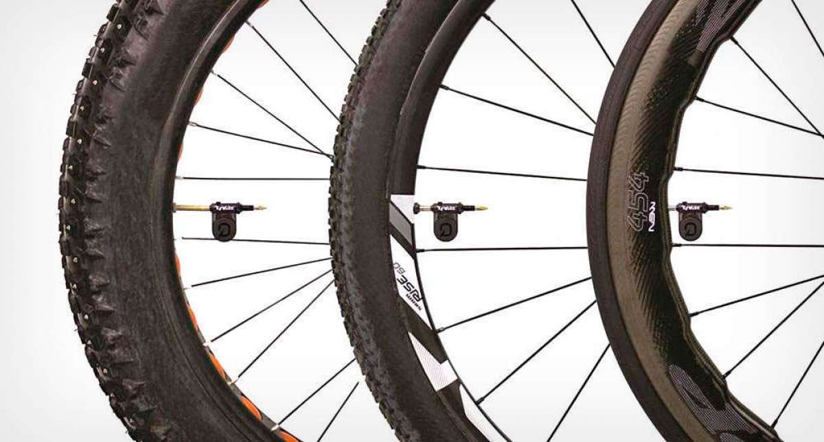Quarq TyreWiz, el primer sensor de presión para neumáticos de bicicleta