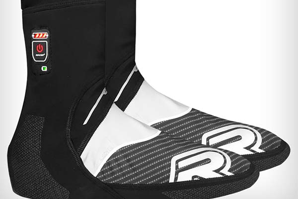 Racer E-Cover, unos cubrebotas calefactados para rodar con los pies calentitos en invierno
