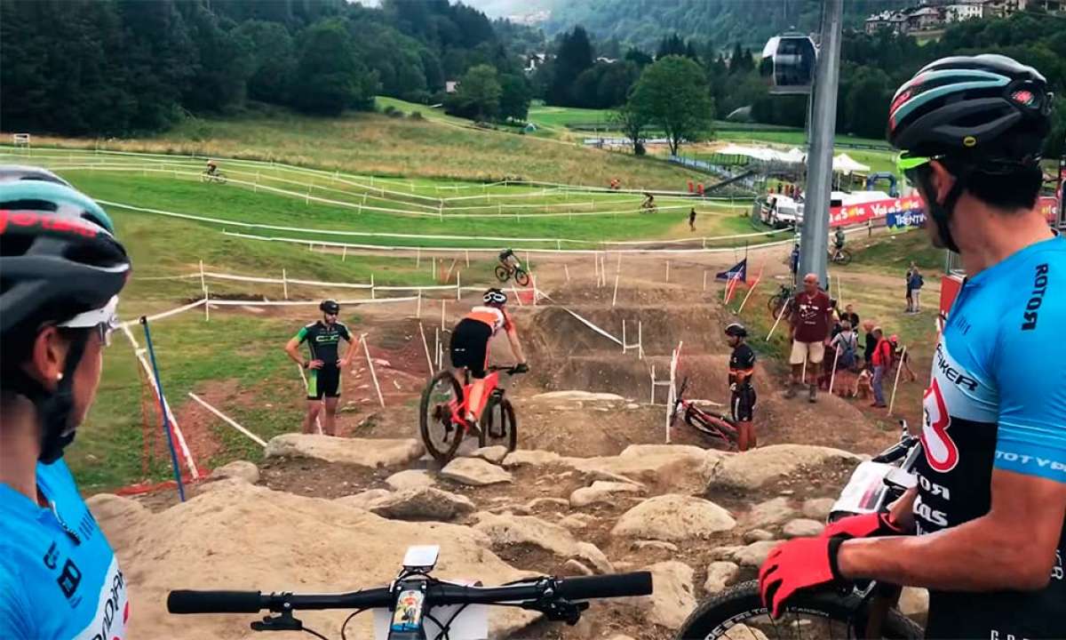 Reconociendo el circuito de la Copa del Mundo XCO 2018 de Val di Sole con Carlos Coloma y Rocío del Alba