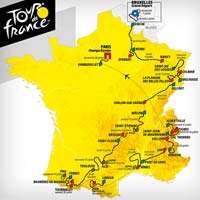 El recorrido del Tour de Francia 2019, al completo