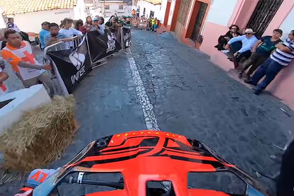 El recorrido del Downhill Taxco 2018 desde la bicicleta de Rémy Métailler