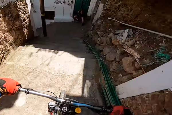 El recorrido del Downhill Taxco 2018 desde la bicicleta de Sam Pilgrim