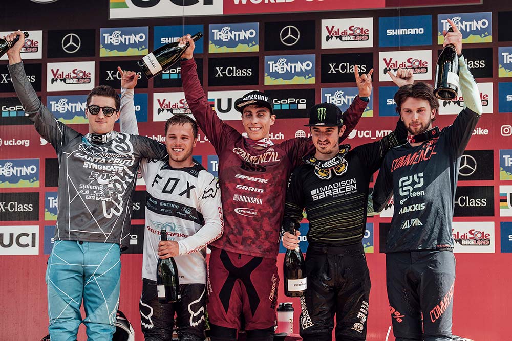 En TodoMountainBike: Amaury Pierron y Tahnée Seagrave ganan la cuarta ronda de la Copa del Mundo DHI 2018 en Val di Sole