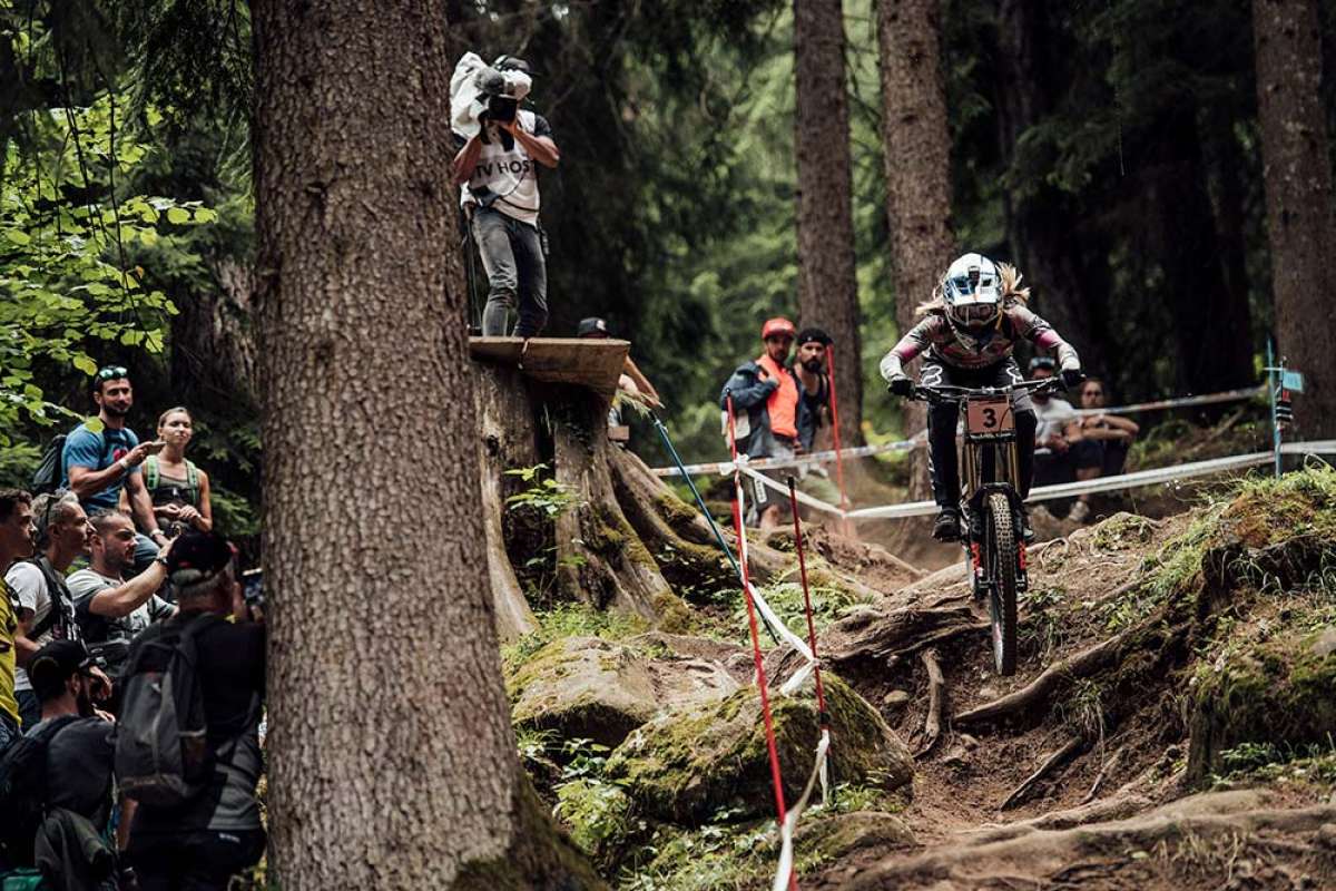 En TodoMountainBike: Amaury Pierron y Tahnée Seagrave ganan la cuarta ronda de la Copa del Mundo DHI 2018 en Val di Sole