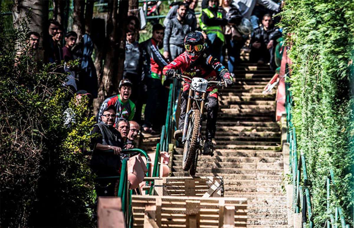 En TodoMountainBike: Iraitz Etxebarria y Andrea Farias dominan la Bilbao Downhill 2018