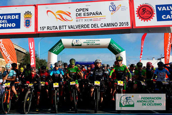 Victoria de Daniel Carreño y María Díaz Pernía en la XV Ruta BTT Valverde del Camino, primera prueba del Open de España XCM 2018