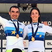 Joseba Albizu y Clara Fernández, campeones de Europa de XCUM en la Pedals de Foc Non Stop 2018