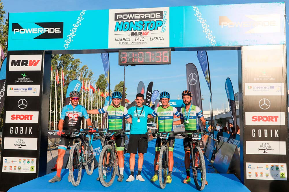 En TodoMountainBike: El equipo Berria Bargosa Fruit se impone en la Powerade MTB Non Stop Madrid-Lisboa 2018