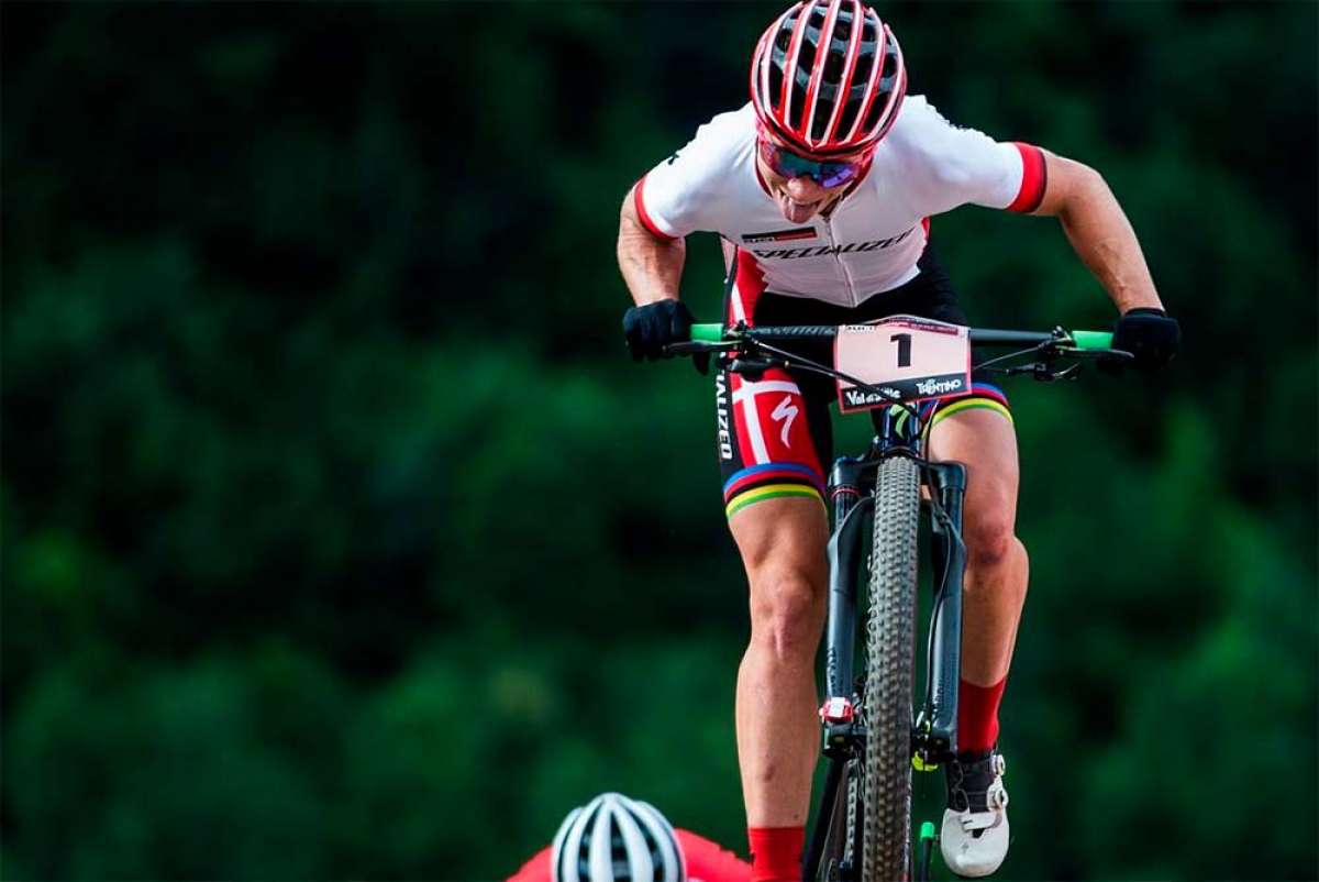 En TodoMountainBike: Annika Langvad y Mathieu van der Poel se imponen con autoridad en el Short Track de la Copa del Mundo XCO 2018 de Val di Sole