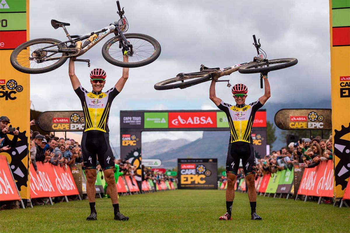 En TodoMountainBike: Final de la Absa Cape Epic 2018 con victoria para los equipos Investec Songo Specialized