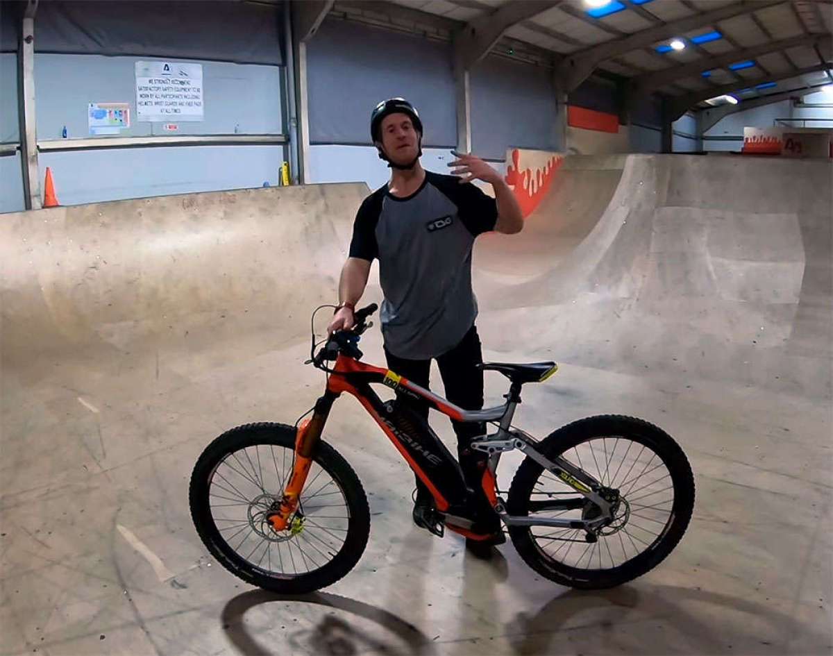 En TodoMountainBike: ¿Cómo se comporta una Haibike XDURO AllMtn en un Skate Park? Sam Pilgrim tiene la respuesta