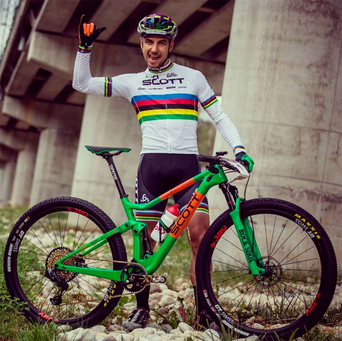 En TodoMountainBike: La Scott Spark personalizada de Nino Schurter para la Copa del Mundo XCO 2018 de Val di Sole