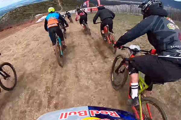 La Avalancha del Red Bull Holy Bike 2018 desde la bicicleta de Sergio Layos