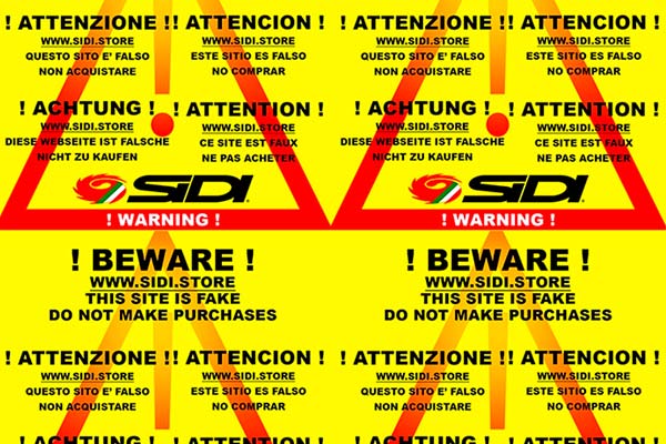 Sidi advierte a los consumidores de una estafa con sus zapatillas en varias tiendas online