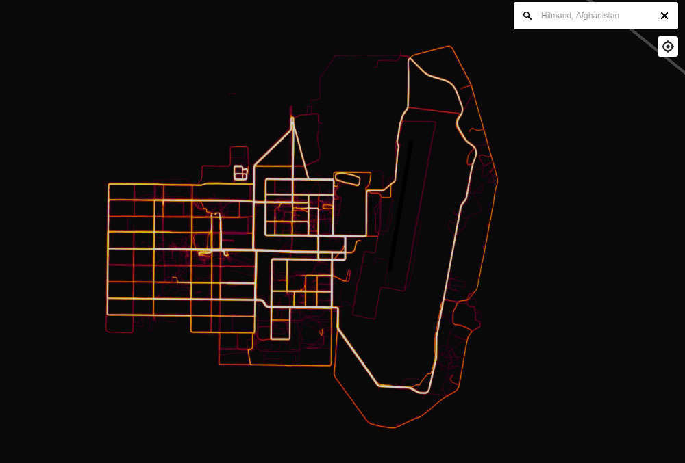 En TodoMountainBike: El mapa de calor de Strava revela la posición de bases militares secretas de Estados Unidos