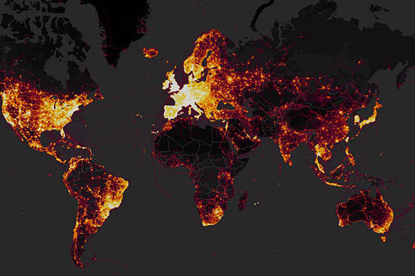 El mapa de calor de Strava revela la posición de bases militares secretas de Estados Unidos