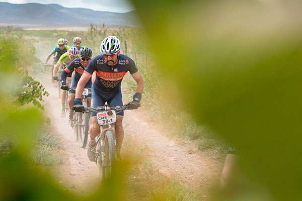 La tercera etapa de la Absa Cape Epic 2018 con José Antonio Hermida y Joaquim "Purito" Rodríguez (Merida Factory Racing Team)
