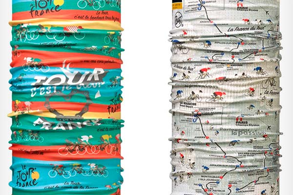 Dos estampados nuevos para los tubulares de Buff con motivo del Tour de Francia 2018