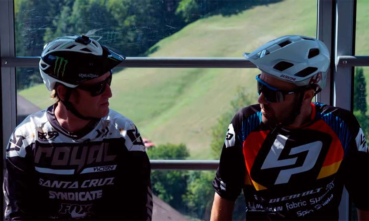 En TodoMountainBike: Steve Peat y Nicolas Vouilloz, dos eternos rivales rodando juntos para rememorar viejos tiempos