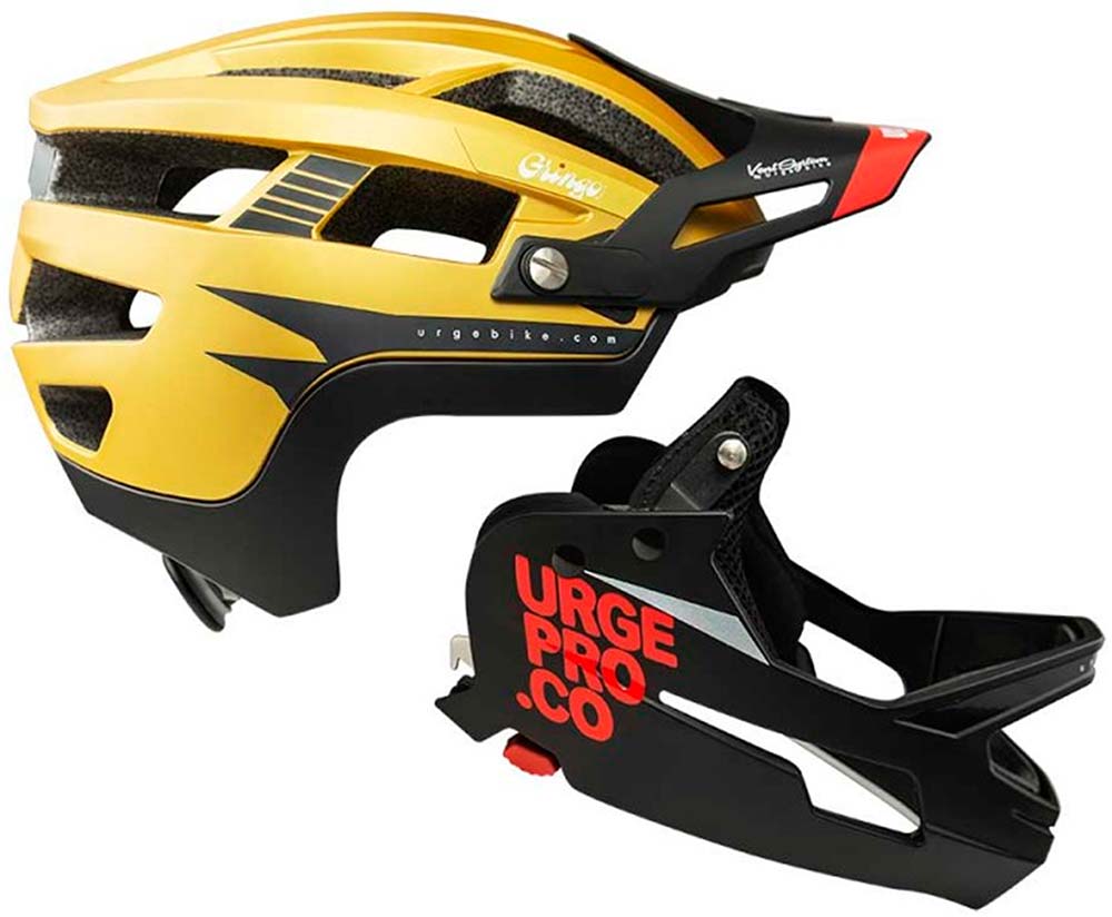 En TodoMountainBike: Urge Gringo, un agresivo casco de All Mountain con dos mentoneras desmontables a elegir