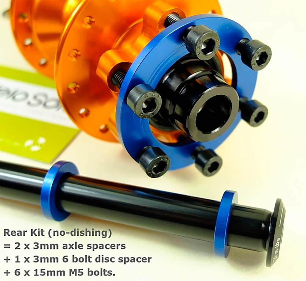 En TodoMountainBike: ¿Cómo montar unas ruedas no Boost en un cuadro y horquilla Boost? Con los adaptadores de VeloSolo