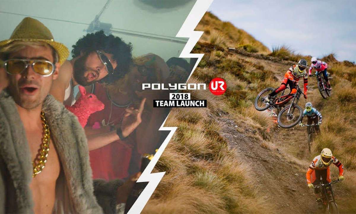 ¿La más original presentación de un equipo de competición? La del Polygon UR Team 2018