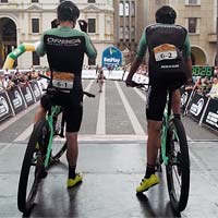 El prólogo de La Leyenda del Dorado 2018 con Ibon Zugasti y Alberto Losada (Orbea Factory Team)